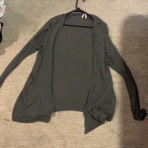Grey cardigan